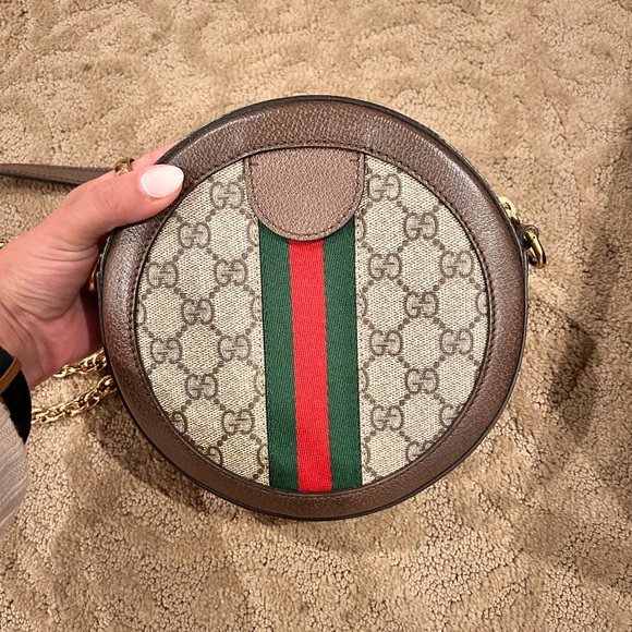AUTHENTIC! Gucci Ophidia Round Crossbody Bag - Picture 4 of 11